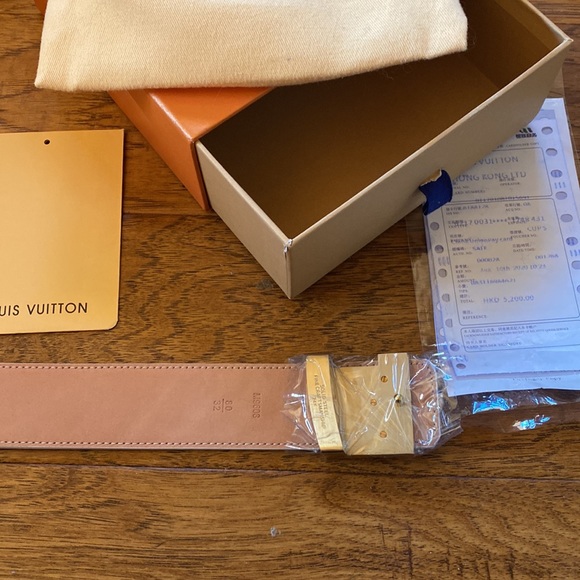 Louis Vuitton belt. Authentic with receipt - Picture 3 of 6